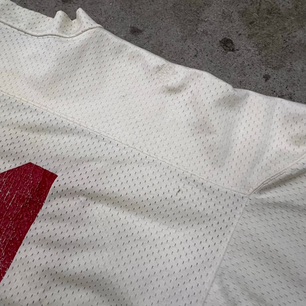 True Vintage Champion Mesh Football Jersey #51 USA Made Large 70s 80s Distressed - Picture 14 of 16